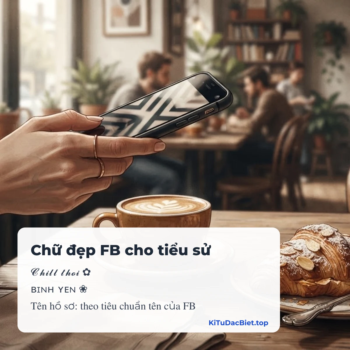 Chữ đẹp FB dùng cho tiểu sử và bài viết