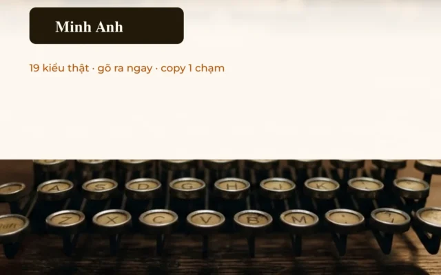 Đổi chữ kiểu đẹp kí tự đặc biệt
