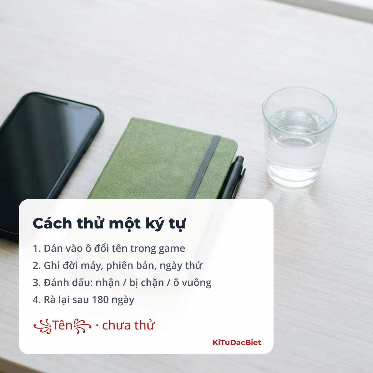 Quy trình kiểm chứng kí tự của KiTuDacBiet: dán, ghi máy và phiên bản, đánh dấu kết quả