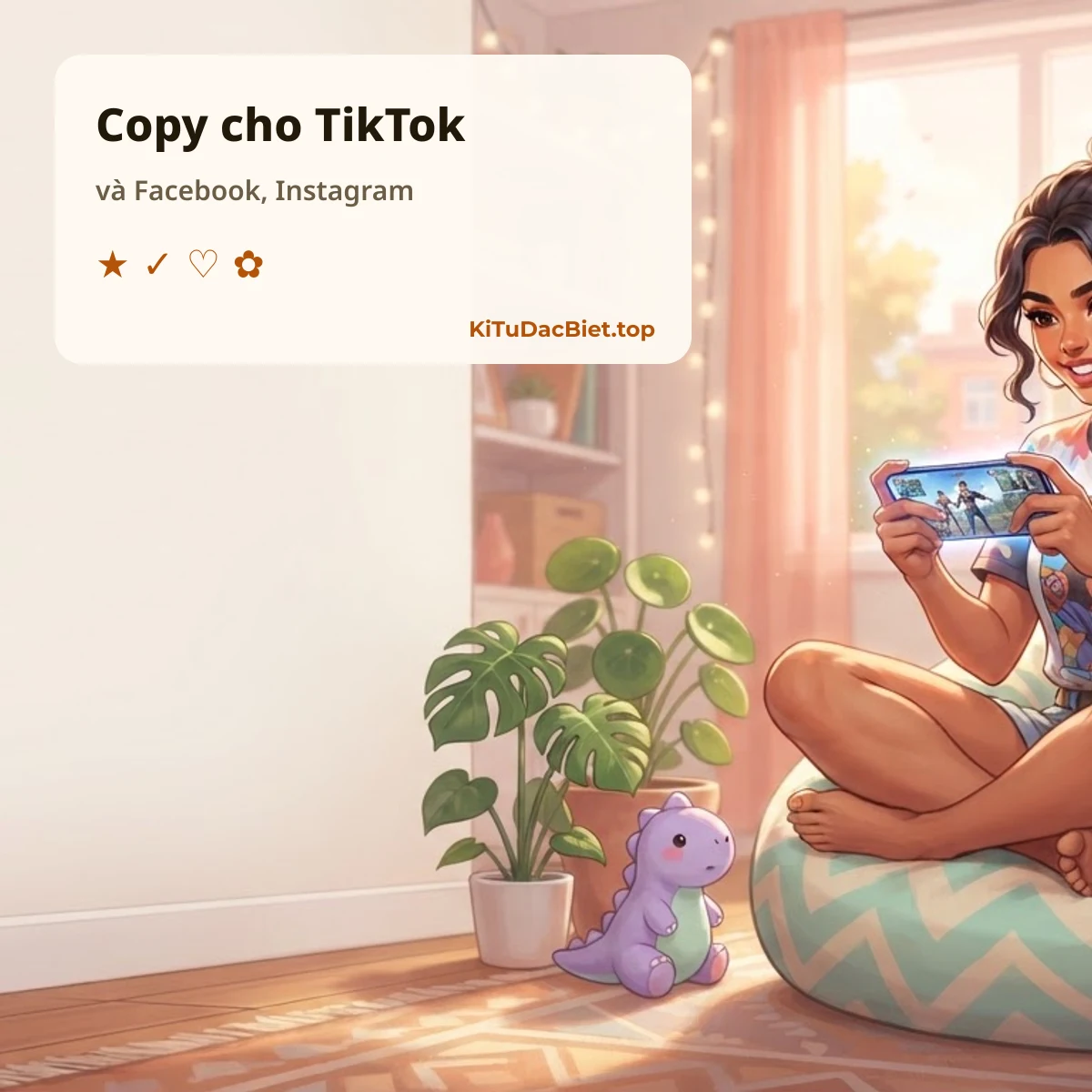 Ký tự đặc biệt copy cho TikTok và Facebook