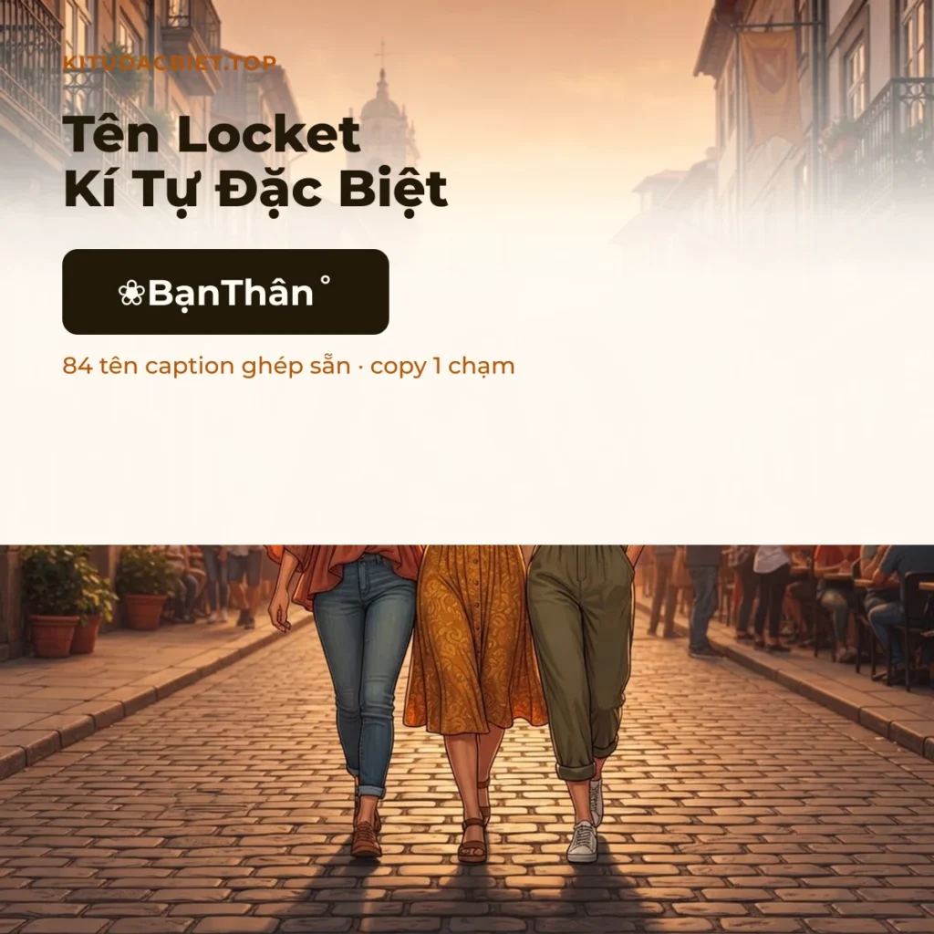 Tên Locket kí tự đặc biệt